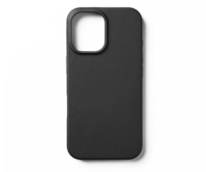 Etui do telefonów MUJJO FullLeather Case iPhone 16 MagSafe black MUJJOCL049BK